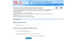 Desktop Screenshot of congres.sfcardio.fr